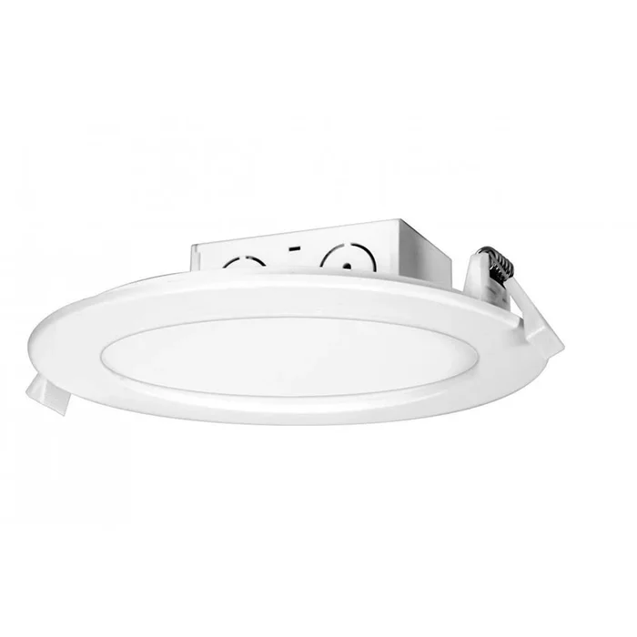 Satco 11.6 W LED Direct Wire Downlight, Edge-lit, 5-6”, 3000K, 120 V, Dimmable