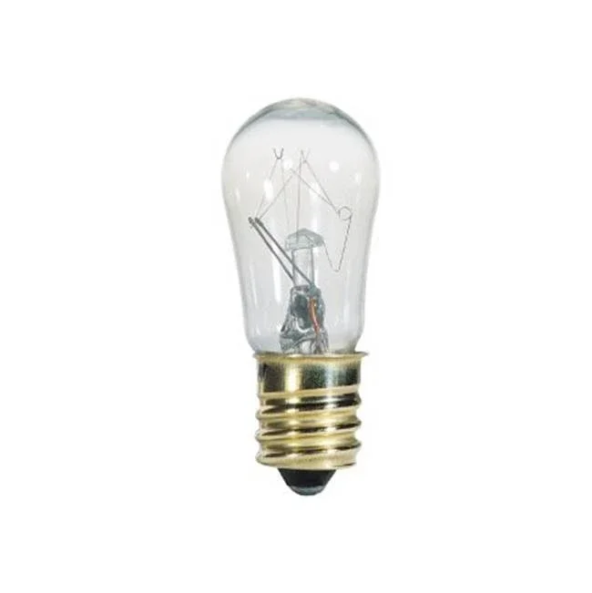 Satco 3S6/5 CAND BASE CLEAR 130V