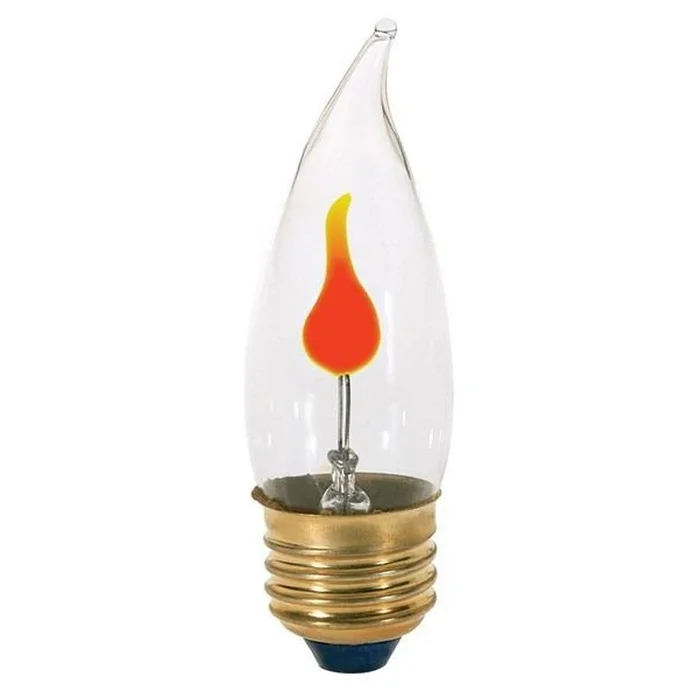 Satco 3W TT FLICKER STD CLR