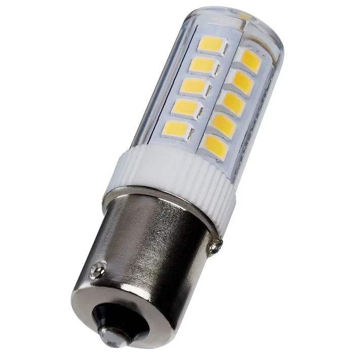 Satco 4.5 Watt Mini LED – Bayonet Single Contact Base – 3000K – Clear Finish – 120 Volt