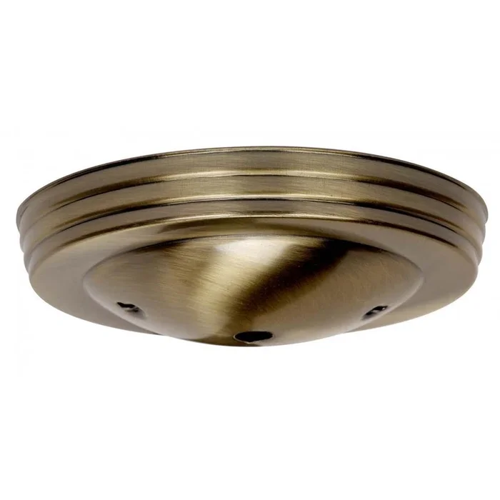 Satco Antique Brass Finish Mod Canopy 1/8 Ch 2