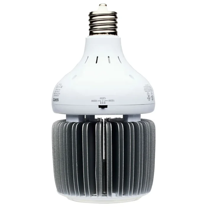 Satco Lighting 100, 120, 150 Watt Extended Mogul (EX39) LED Bulb – 14000, 16800, 21000 Lumens, 5000K, and 80CRI