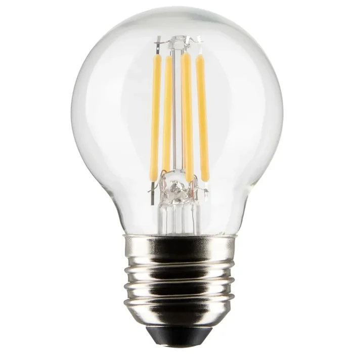 Satco Lighting 4 Watt Vintage Edison Dimmable G16.5 Medium (E26) LED Bulb – 350 Lumens , 2700K , and 90CRI