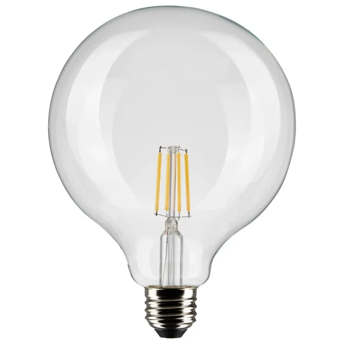 Satco Lighting 4 Watt Vintage Edison Dimmable G40 Medium (E26) LED Bulb – 350 Lumens , 2700K , and 90CRI