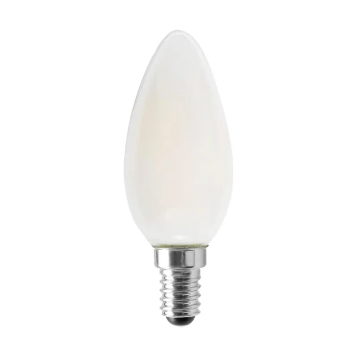 Satco Lighting Single 4.5 Watt Dimmable B11 European (E14) LED Bulb – 350 Lumens, 3000K, and 80CRI