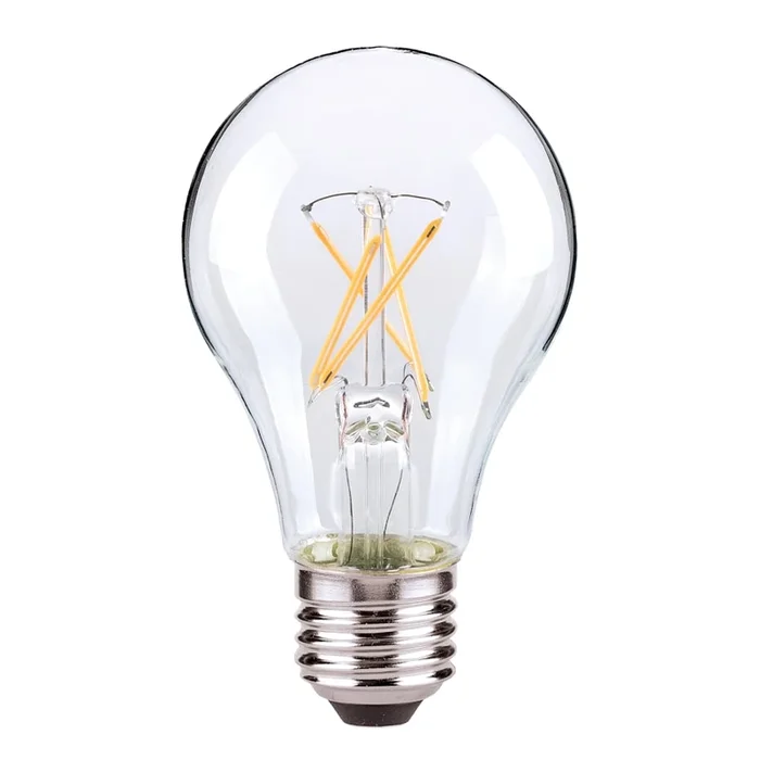 Satco Lighting Single 7 Watt Dimmable A19 Medium (E26) LED Bulb – 800 Lumens and 2700K