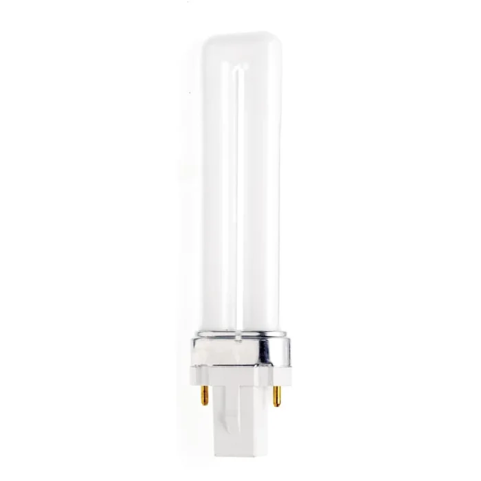Satco Lighting Single 7 Watt T4 G23 Compact Fluorescent Bulb – 580 Lumens and 3500K