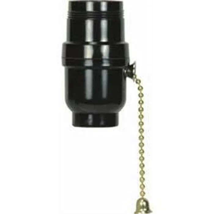 Satco Phenolic Pull Chain Socket Metal Bush With