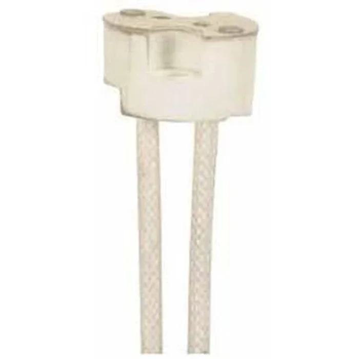 Satco Round Porcelain Halogen Socket For G4