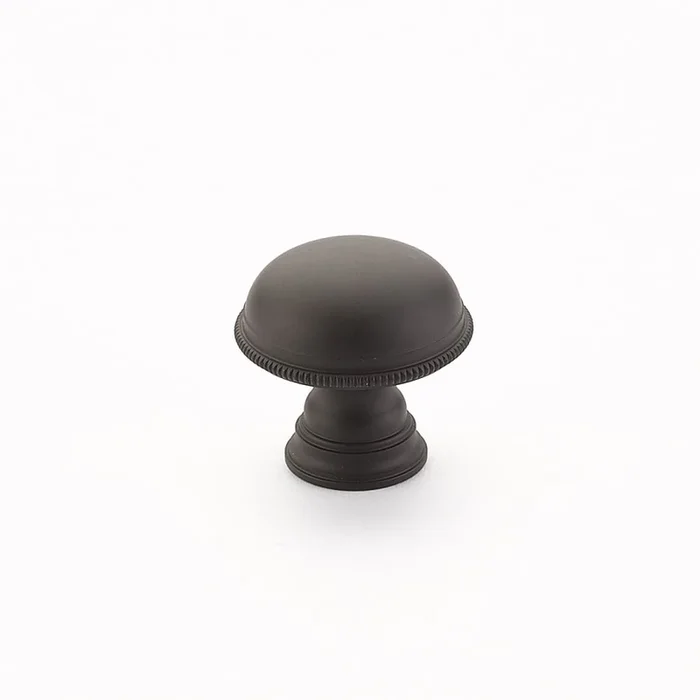 Schaub and Company Atherton 1-1/4″ Classic Traditional Smooth Round Solid Brass Cabinet Knob – Mushroom