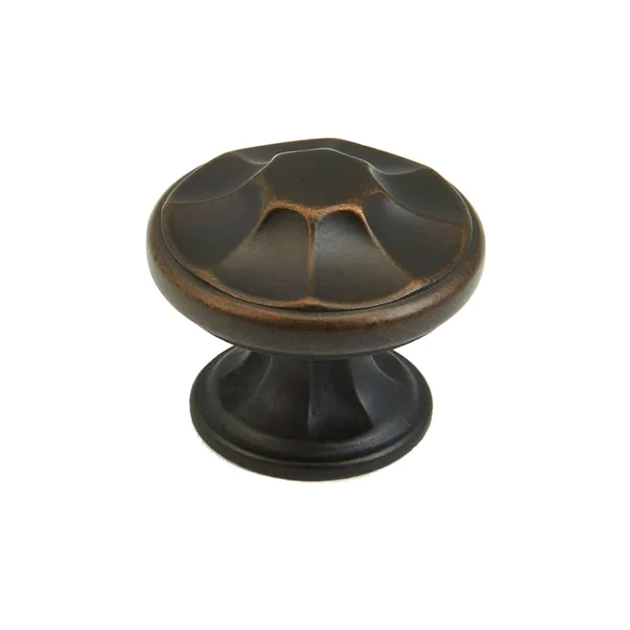 Schaub and Company Empire Pack of (10) 1-3/8″ Classic Faceted Mushroom Cabinet Knobs / Drawer Knobs