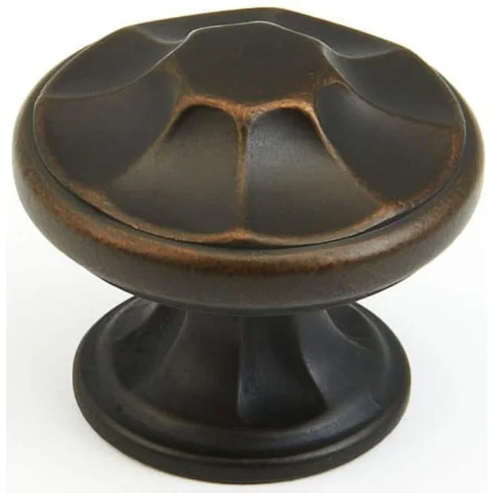 Schaub and Company Pack of 25 – Empire 1-3/8 Classical Faceted Round Cabinet Knob