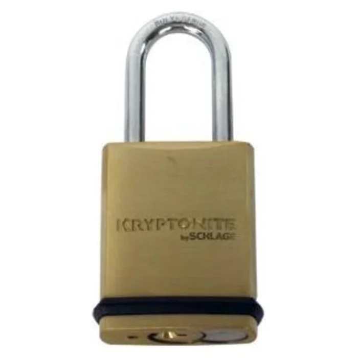 Schlage Brass Padlock from the 43 Series Compatible with Schlage Full Size Interchangeable Figure Eight Core – CYLINDER NOT INCLUDED