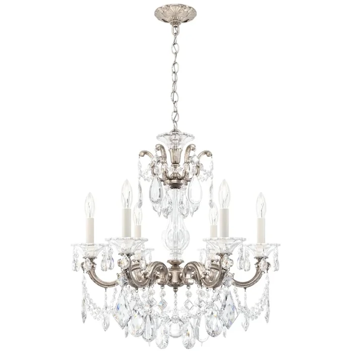 Schonbek La Scala 6 Light 23″ Wide Crystal Chandelier