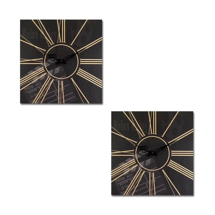 Set of 2 Movie wall clock