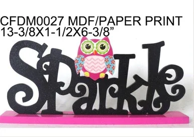 Set of 2 Pink and Black Contemporary Owl Tabletop Decors 13.25″ – 34255042