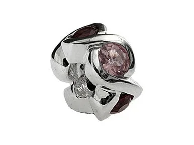 SilveRado Sterling Silver Select Stone Set Bead / Charm MS0505T