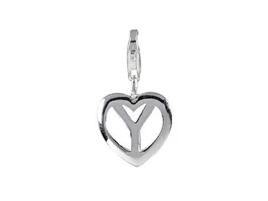 SilveRado Verado Sterling Silver Letter Y Bead / Charm with Lobster Clasp VR044T