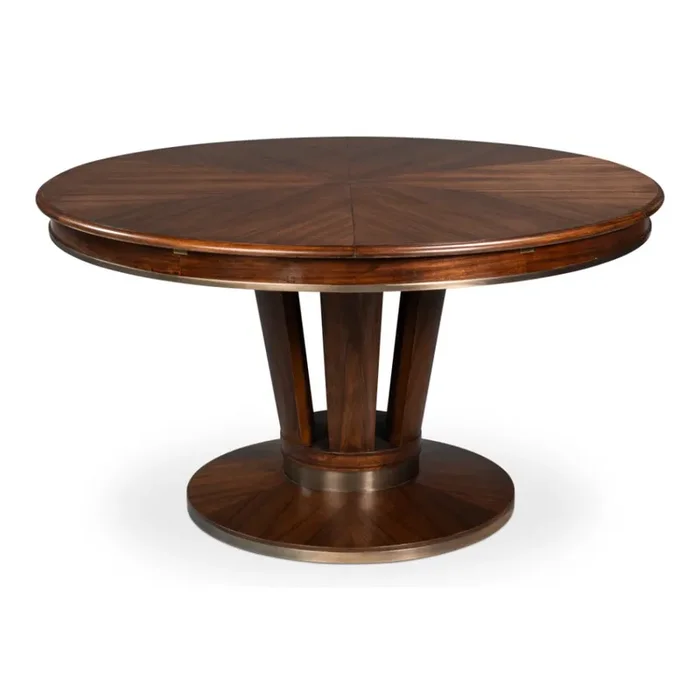 Soho Brown Finish Medium Jupe Dining Table
