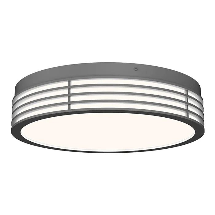 Sonneman Marue 15″ Wide LED Flush Mount Drum Ceiling Fixture – 277
