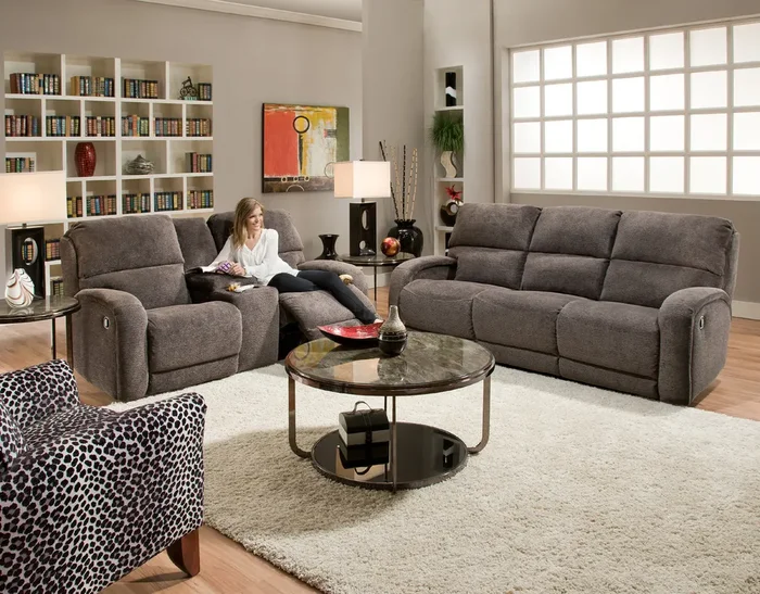 Southern Motion – Fandango 3 Piece Living Room Set in Gray – 884-31-28-1184