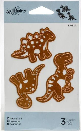 Spellbinders Shapeabilities Die D-Lites-Dinosaurs