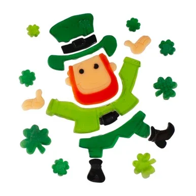 St. Patrick’s Day Leprechaun Gel Window Clings