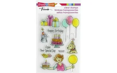 Stampendous Clear Stamp Fran’s Birthday Gift