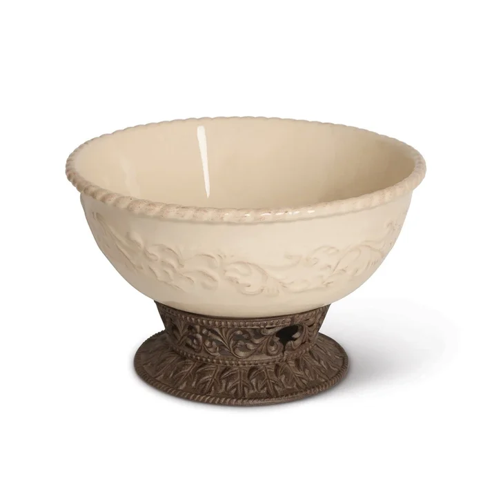 Stoneware Bowl on Base
