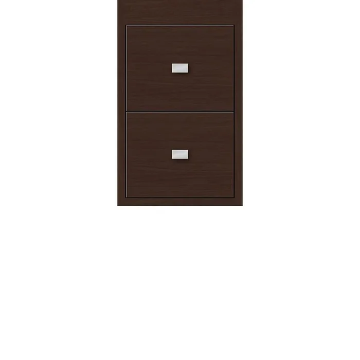Strasser Woodenworks 12 X 18.5 X 19.75 Sodo Inset Wall Mount Drw Bank Slab Choc Cherry