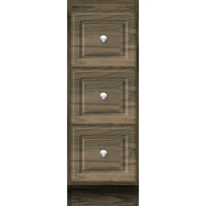 Strasser Woodenworks 12 X 21 X 34.5 Montlake Drawer Bank Ultra Dusky Oak