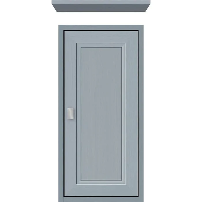 Strasser Woodenworks 12 X 8 X 25 Inset Cubby Ogee Miter Silver Oak