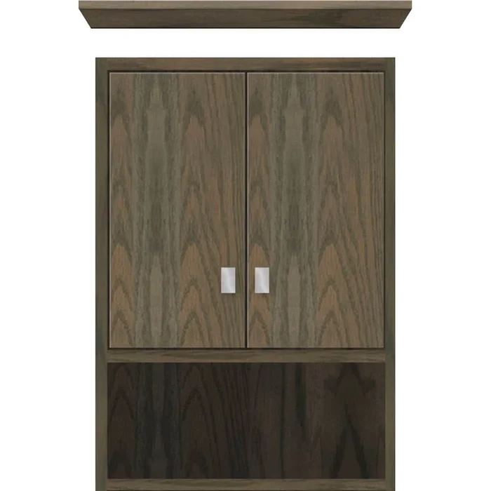 Strasser Woodenworks 18 X 8 X 26 Inset Overjohn Slab Dusky Oak