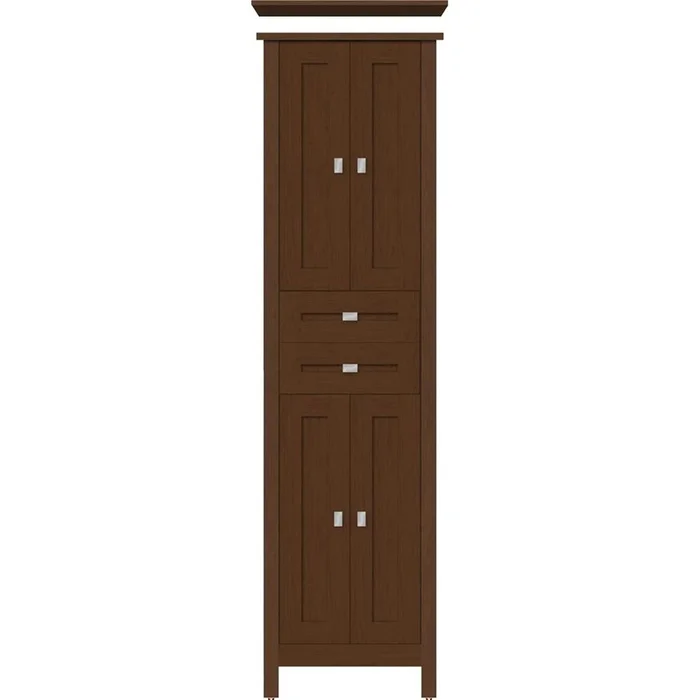 Strasser Woodenworks 19.5 X 18.5 X 70 Alki Linen Shaker Pecan Cherry