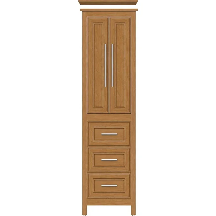 Strasser Woodenworks 19.5 X 18.5 X 70 Belltown Linen Deco Miter Nat Cherry