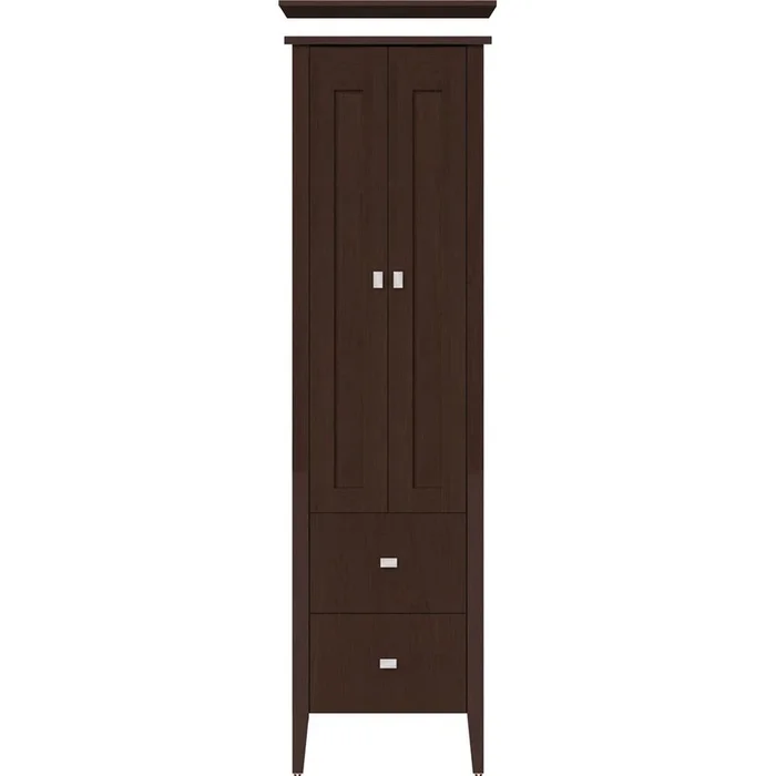 Strasser Woodenworks 19.5 X 19 X 70 Newhalem Linen Nh Shaker/Slab Choc Cherry