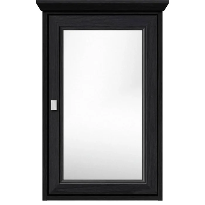 Strasser Woodenworks 19 X 6.5 X 31.5 Inset Med Cab Single Door Ogee Miter Midnight Oak