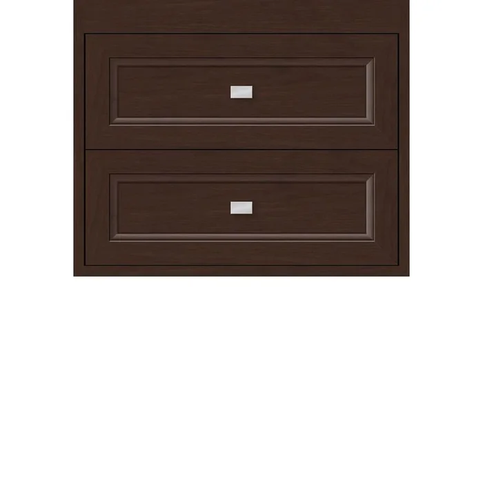 Strasser Woodenworks 24 X 18.5 X 19.75 Sodo Inset Wall Mount Drw Bank Ogee Miter Choc Cherry