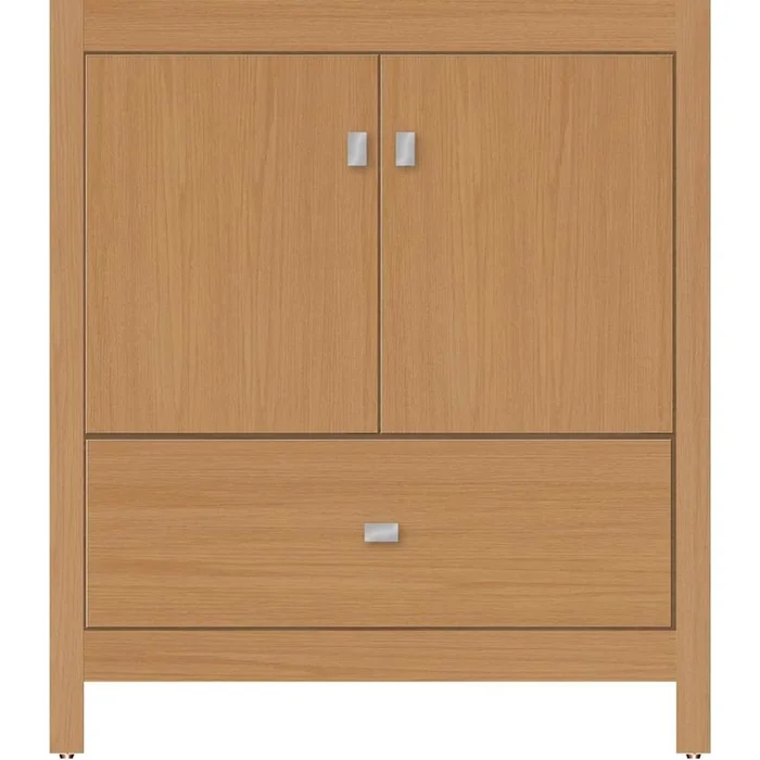 Strasser Woodenworks 30 X 18.5 X 34.5 Alki Essence Vanity Slab Nat Oak Std