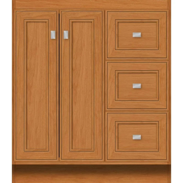 Strasser Woodenworks 30 X 18 X 34.5 Montlake View Vanity Deco Miter Nat Cherry Rh