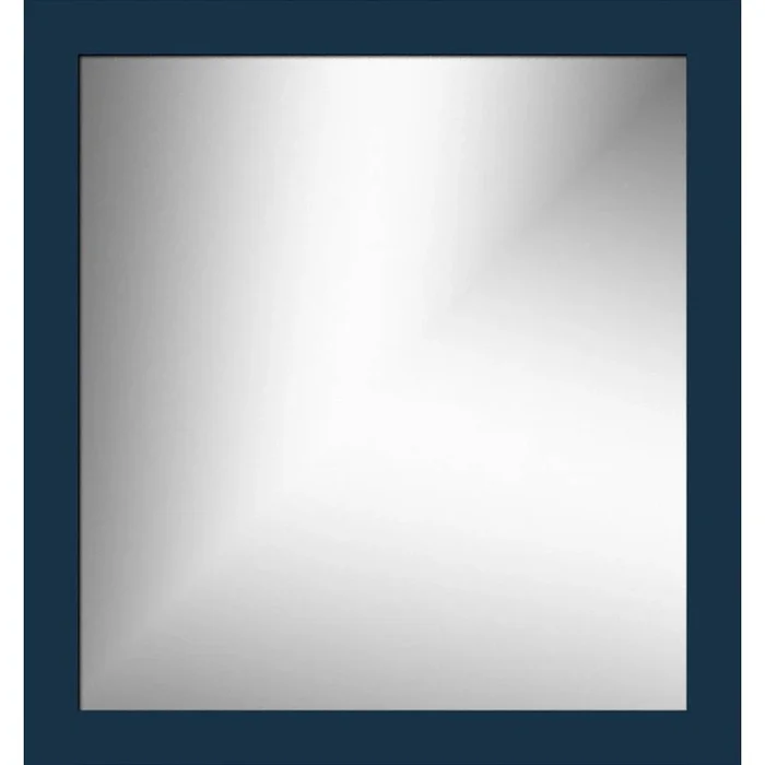 Strasser Woodenworks 30 X .75 X 32 Framed Mirror Non-Bev Square Lapis Night