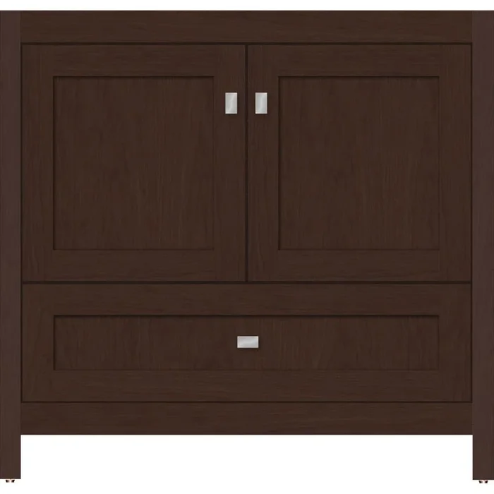 Strasser Woodenworks 36 X 18.5 X 34.5 Alki Essence Vanity Shaker Choc Cherry Std