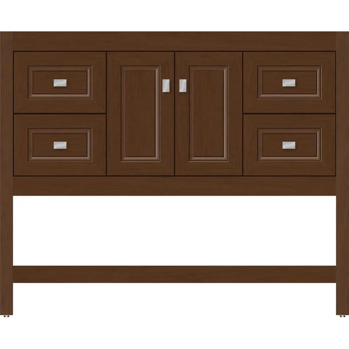 Strasser Woodenworks 42 X 21 X 34.5 Alki Spa Vanity Ogee Miter Pecan Cherry Sb