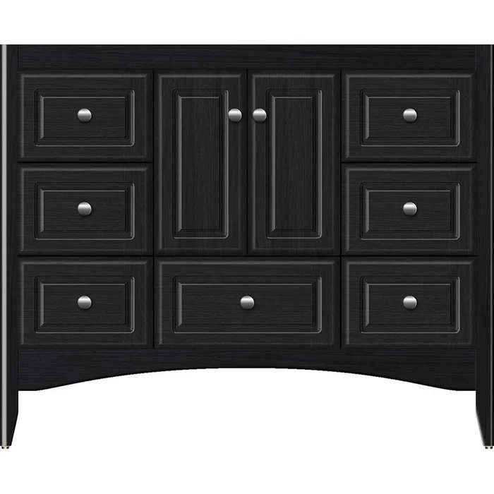Strasser Woodenworks 42 X 21 X 34.5 Wallingford Vanity Ultra Midnight Oak Sb