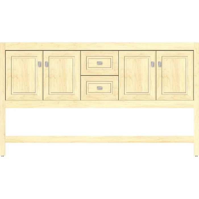 Strasser Woodenworks 60 X 18.5 X 34.5 Alki Spa Vanity Ogee Miter Nat Maple Db