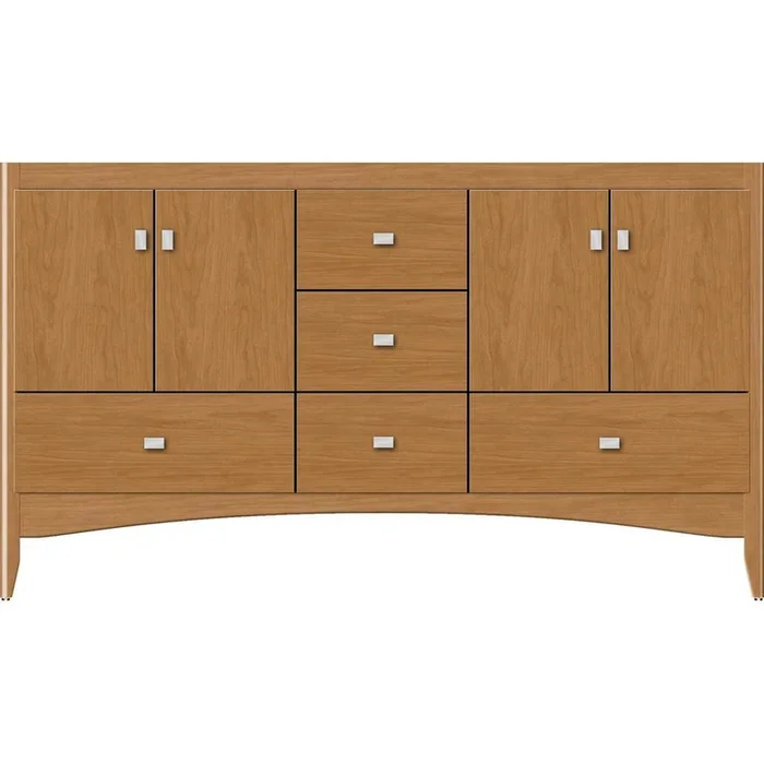 Strasser Woodenworks 60 X 18 X 34.5 Wallingford Vanity Slab Nat Cherry Db