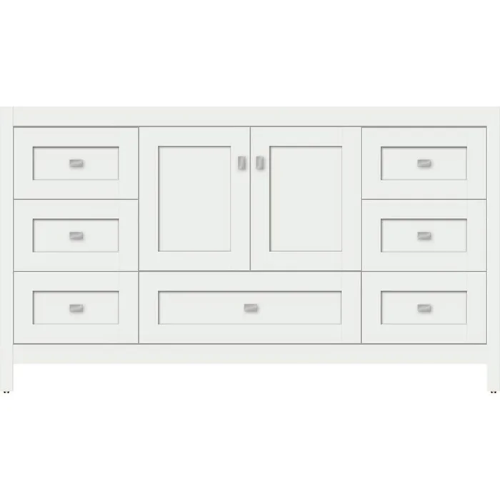 Strasser Woodenworks 60 X 21 X 34.5 Alki Essence Vanity Shaker Powder Grey Sb