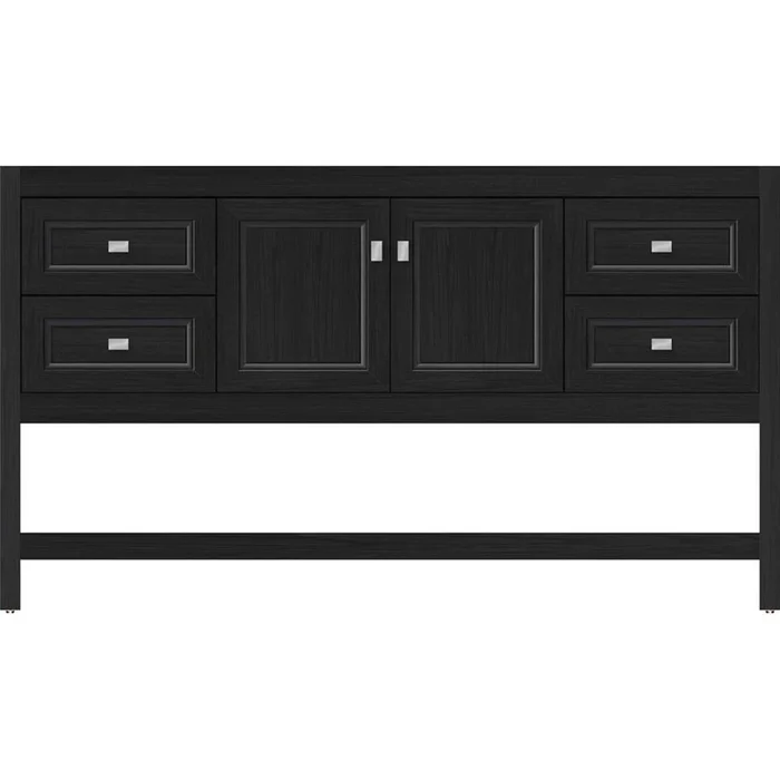 Strasser Woodenworks 60 X 21 X 34.5 Alki Spa Vanity Ogee Miter Midnight Oak Sb