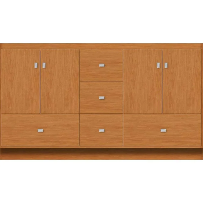 Strasser Woodenworks 60 X 21 X 34.5 Montlake Vanity Slab Nat Cherry Db