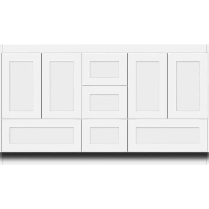 Strasser Woodenworks 60 X 21 X 34.5 Simplicity Vanity Shaker Winterset Db